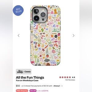 Fun on Weekdays Case - Multicolor
